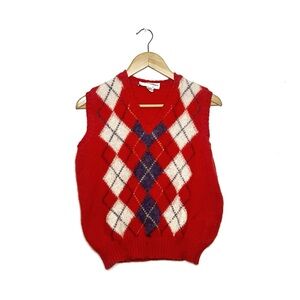 Vintage | Red Wool Vest
